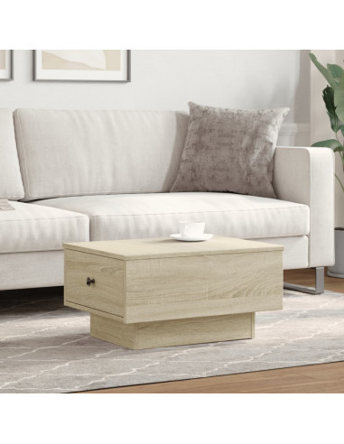 Tavolino da Salotto Rovere Sonoma 60x45x31 cm Legno Multistrato