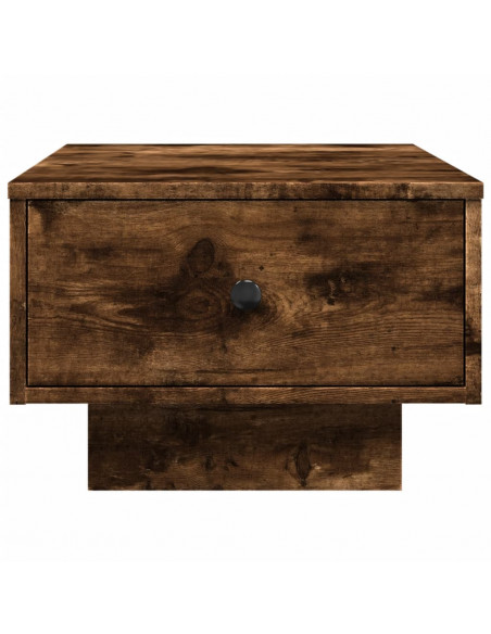 Tavolino da Salotto Rovere Fumo 60x45x31 cm Legno Multistrato
