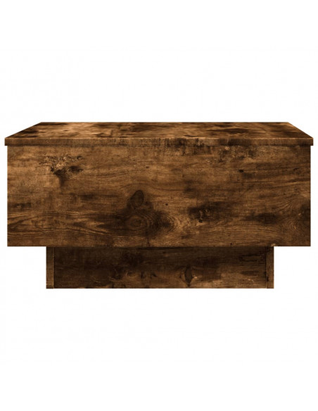 Tavolino da Salotto Rovere Fumo 60x45x31 cm Legno Multistrato