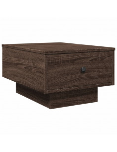 Tavolino da Salotto Rovere Marrone 60x45x31cm Legno Multistrato 2
