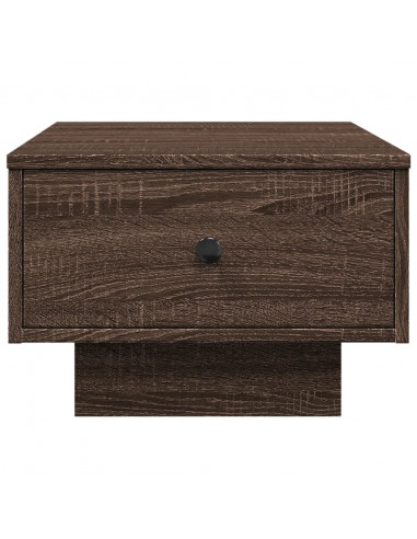 Tavolino da Salotto Rovere Marrone 60x45x31cm Legno Multistrato