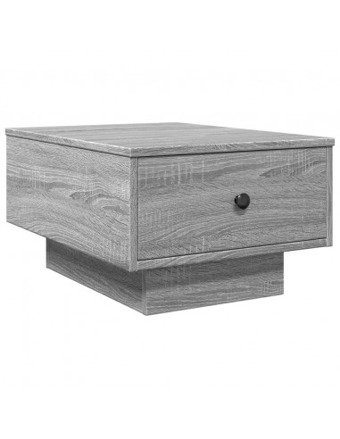 Tavolino Salotto Grigio Sonoma 60x45x31 cm Legno Multistrato