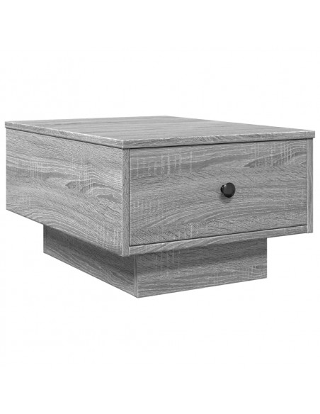 Tavolino Salotto Grigio Sonoma 60x45x31 cm Legno Multistrato