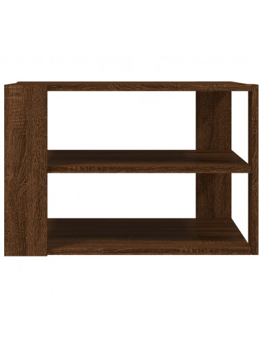 Tavolino Salotto Rovere Marrone 59,5x59,5x40 Legno Multistrato