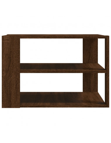 Tavolino Salotto Rovere Marrone 59,5x59,5x40 Legno Multistrato