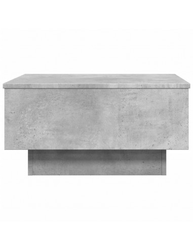 Tavolino da Salotto Grigio Cemento 60x45x31cm Legno Multistrato