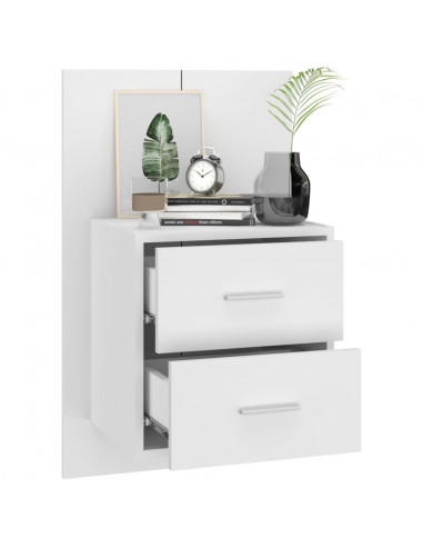 Comodino a Parete Bianco