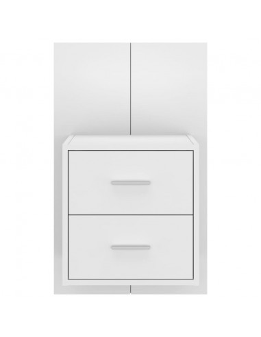 Comodino a Parete Bianco