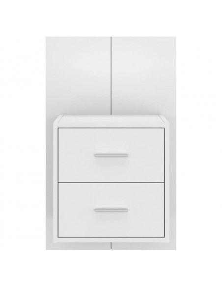 Comodino a Parete Bianco