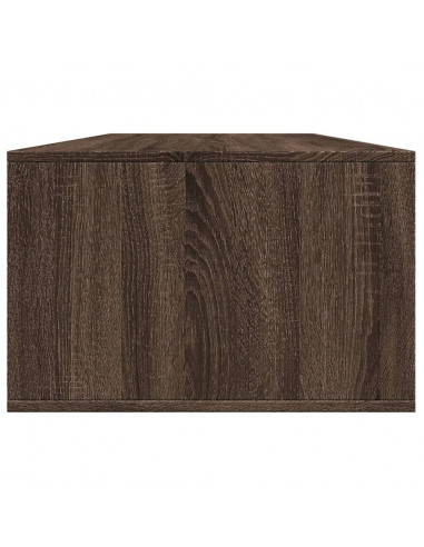 Tavolino Salotto Rovere Marrone 102x55x35 cm Legno Multistrato