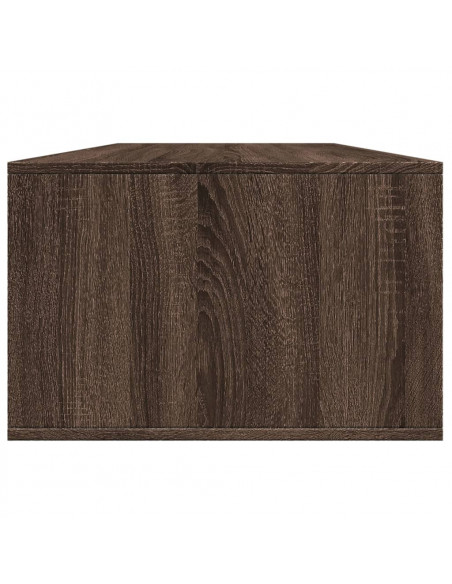 Tavolino Salotto Rovere Marrone 102x55x35 cm Legno Multistrato