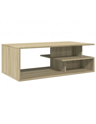 Tavolino Salotto Rovere Sonoma 102x55x35cm in Legno Multistrato