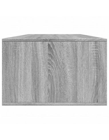 Tavolino da Salotto Grigio Sonoma 102x55x35cm Legno Multistrato