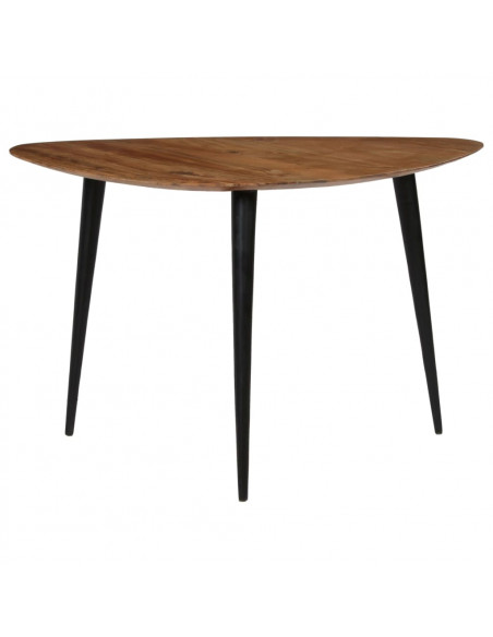 Set Tavolini da Salotto 3 pz in Legno Massello d'Acacia