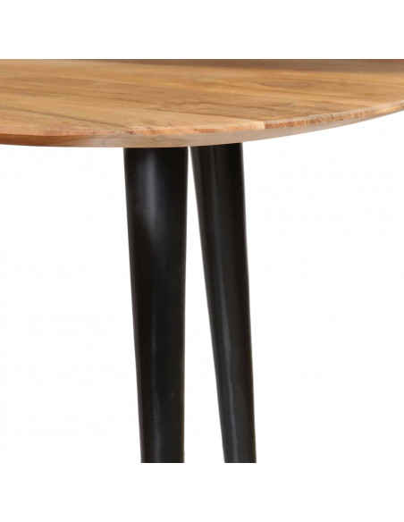 Set Tavolini da Salotto 3 pz in Legno Massello d'Acacia