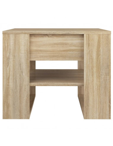 Tavolino Salotto Rovere Sonoma 55,5x55x45 cm Legno Multistrato