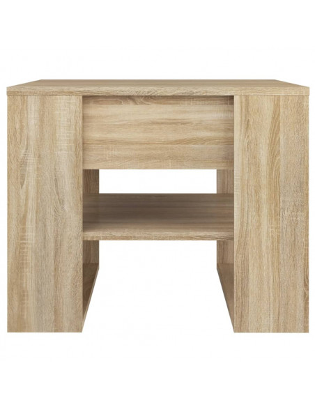 Tavolino Salotto Rovere Sonoma 55,5x55x45 cm Legno Multistrato