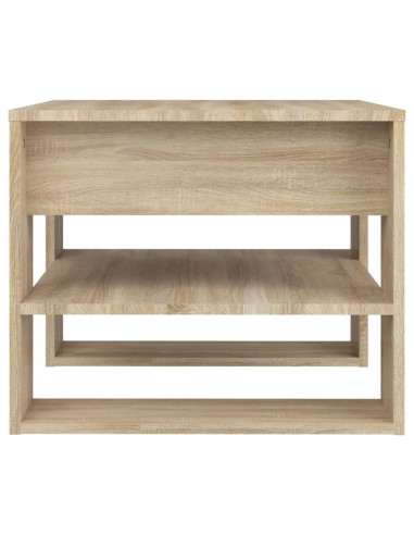 Tavolino Salotto Rovere Sonoma 55,5x55x45 cm Legno Multistrato