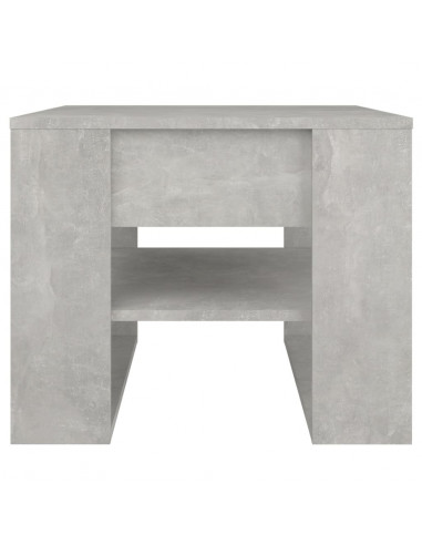 Tavolino Salotto Grigio Cemento 55,5x55x45 cm Legno Multistrato