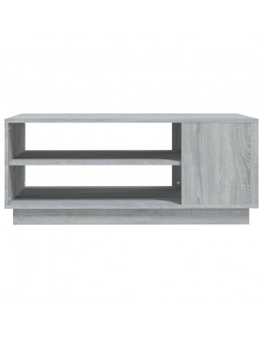 Tavolino da Salotto Grigio Sonoma 102x55x43 cm in Truciolato