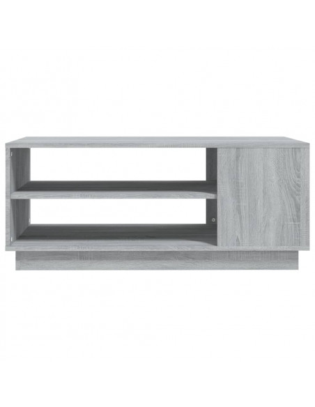Tavolino da Salotto Grigio Sonoma 102x55x43 cm in Truciolato