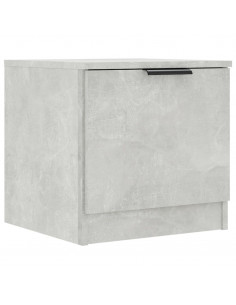 Comodino Grigio Cemento 40x39x40 cm 2
