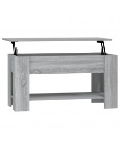 Tavolino da Salotto Grigio Sonoma 101x49x52cm Legno Multistrato 2