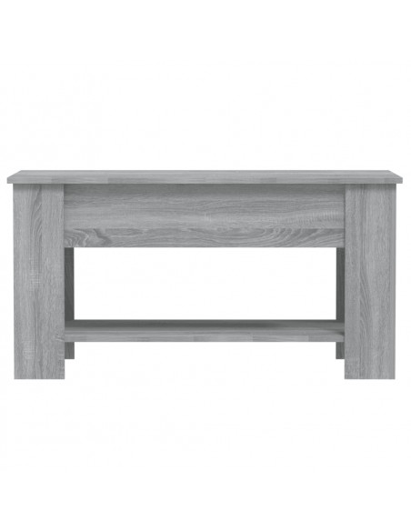 Tavolino da Salotto Grigio Sonoma 101x49x52cm Legno Multistrato