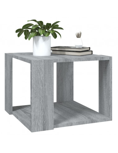 Tavolino Salotto Grigio Sonoma 40x40x30cm Legno Ingegnerizzato