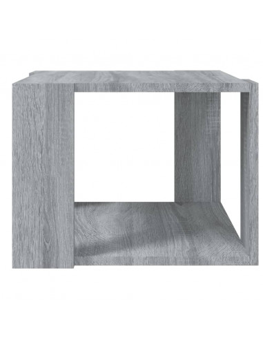 Tavolino Salotto Grigio Sonoma 40x40x30cm Legno Ingegnerizzato