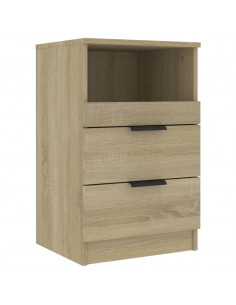 Comodino Rovere Sonoma in Legno Multistrato 2