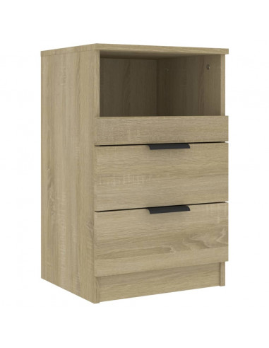 Comodino Rovere Sonoma in Legno Multistrato