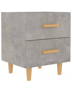 Comodino Grigio Cemento 40x35x47,5 cm 2