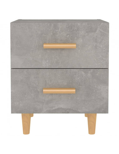 Comodino Grigio Cemento 40x35x47,5 cm