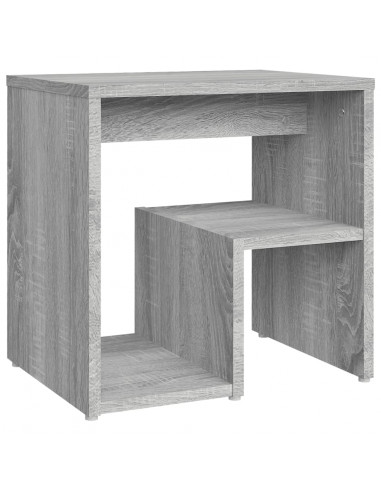 Comodini Grigio Sonoma 2 pz 40x30x40 cm in Legno Multistrato