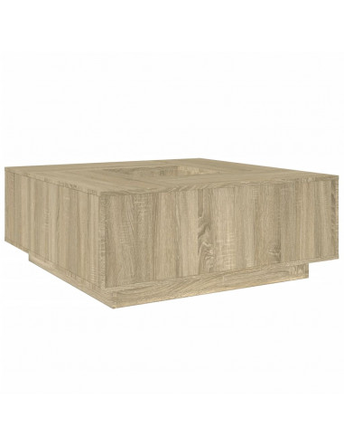 Tavolino Salotto Rovere Sonoma 100x100x40 cm Legno Multistrato