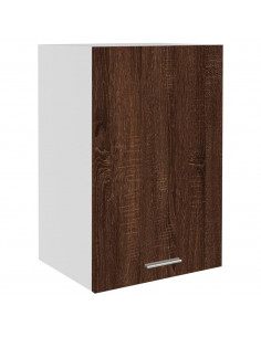 Mobile Pensile Rovere Marrone 39,5x31x60cm in Legno Multistrato 2
