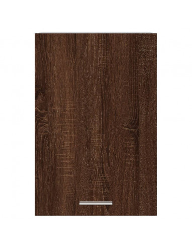 Mobile Pensile Rovere Marrone 39,5x31x60cm in Legno Multistrato