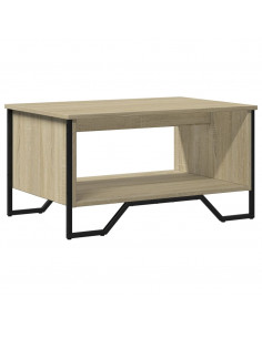 Tavolino da Salotto Rovere Sonoma 75x51x40 cm Legno Multistrato 2