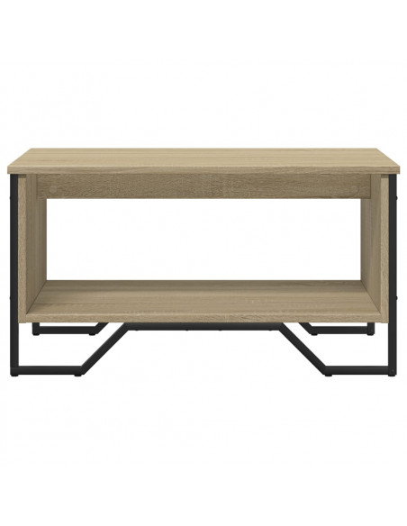 Tavolino da Salotto Rovere Sonoma 75x51x40 cm Legno Multistrato