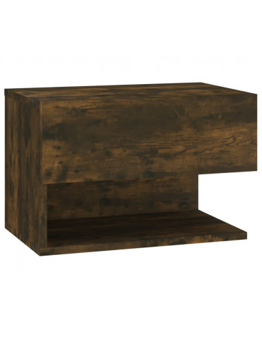 Comodino a Muro Rovere Fumo