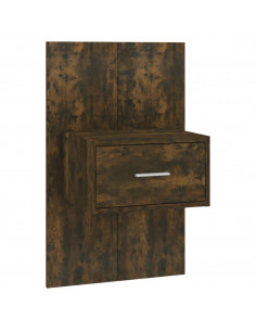 Comodino a Muro Rovere Fumo 2