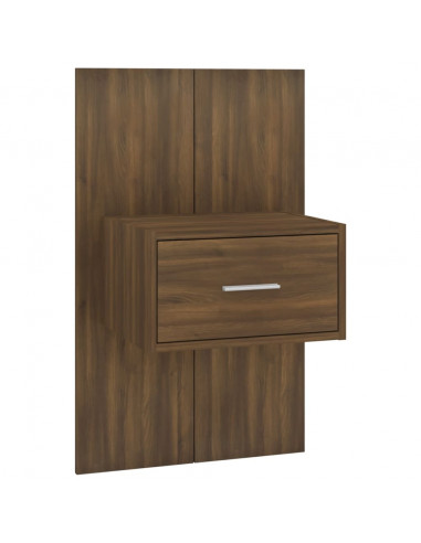 Comodino a Muro Rovere Marrone