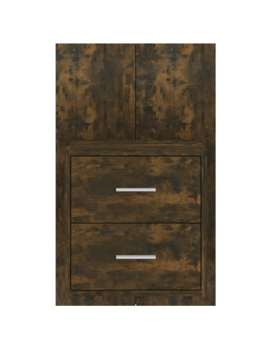 Comodino a Muro Rovere Fumo