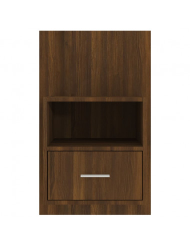 Comodino a Muro Rovere Marrone
