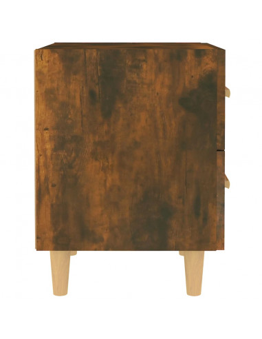 Comodino in Rovere Fumo 40x35x47,5 cm