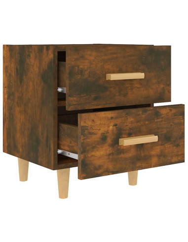 Comodino in Rovere Fumo 40x35x47,5 cm