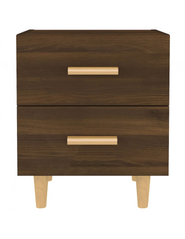 Comodini 2 pz in Rovere Marrone 40x35x47,5 cm