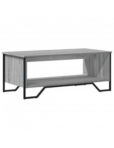 Tavolino da Salotto Grigio Sonoma 100x51x40cm Legno Multistrato
