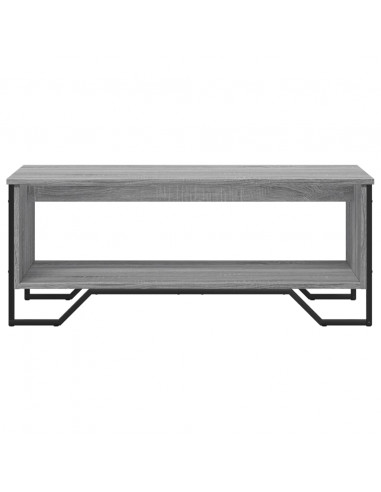 Tavolino da Salotto Grigio Sonoma 100x51x40cm Legno Multistrato